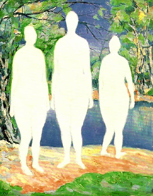 bathing women, Kazimir Malevich